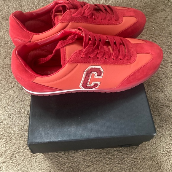 Women size 6.5 COACH sneakers - Picture 1 of 6